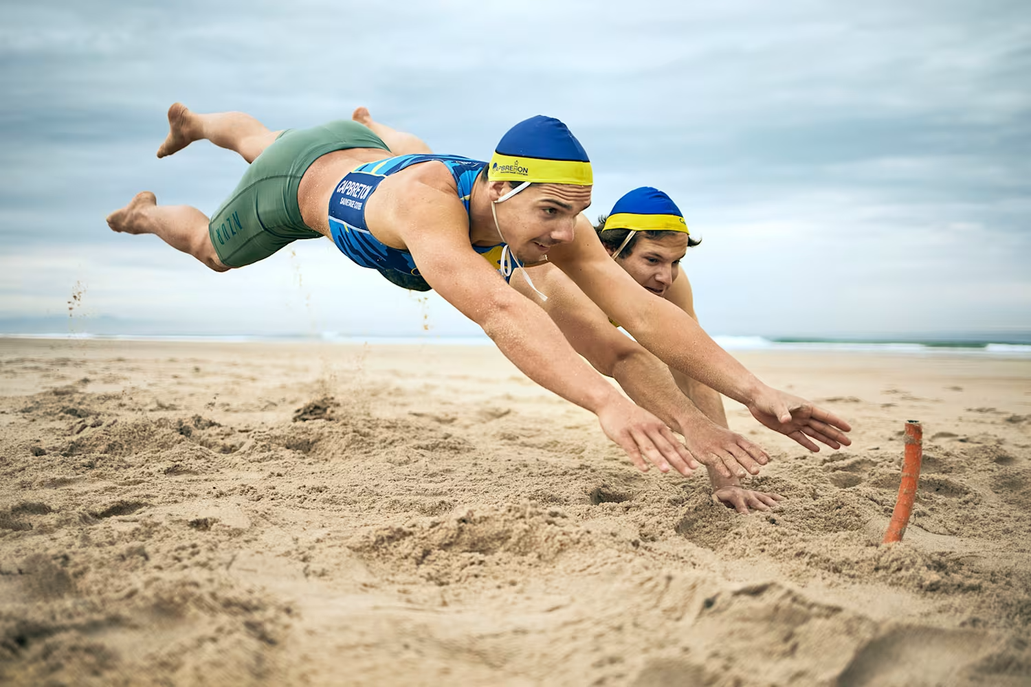 Beach flags oceanperf sauveteurs landes