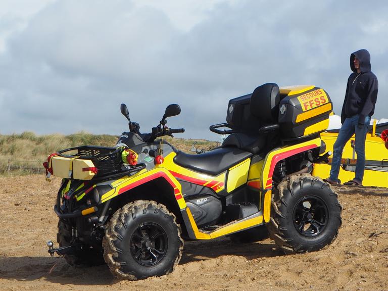 Quad en pente
