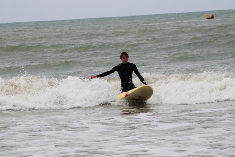 Riding the wave