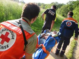 Exercice inter-associatif Protection Civile/Croix rouge/FFSS